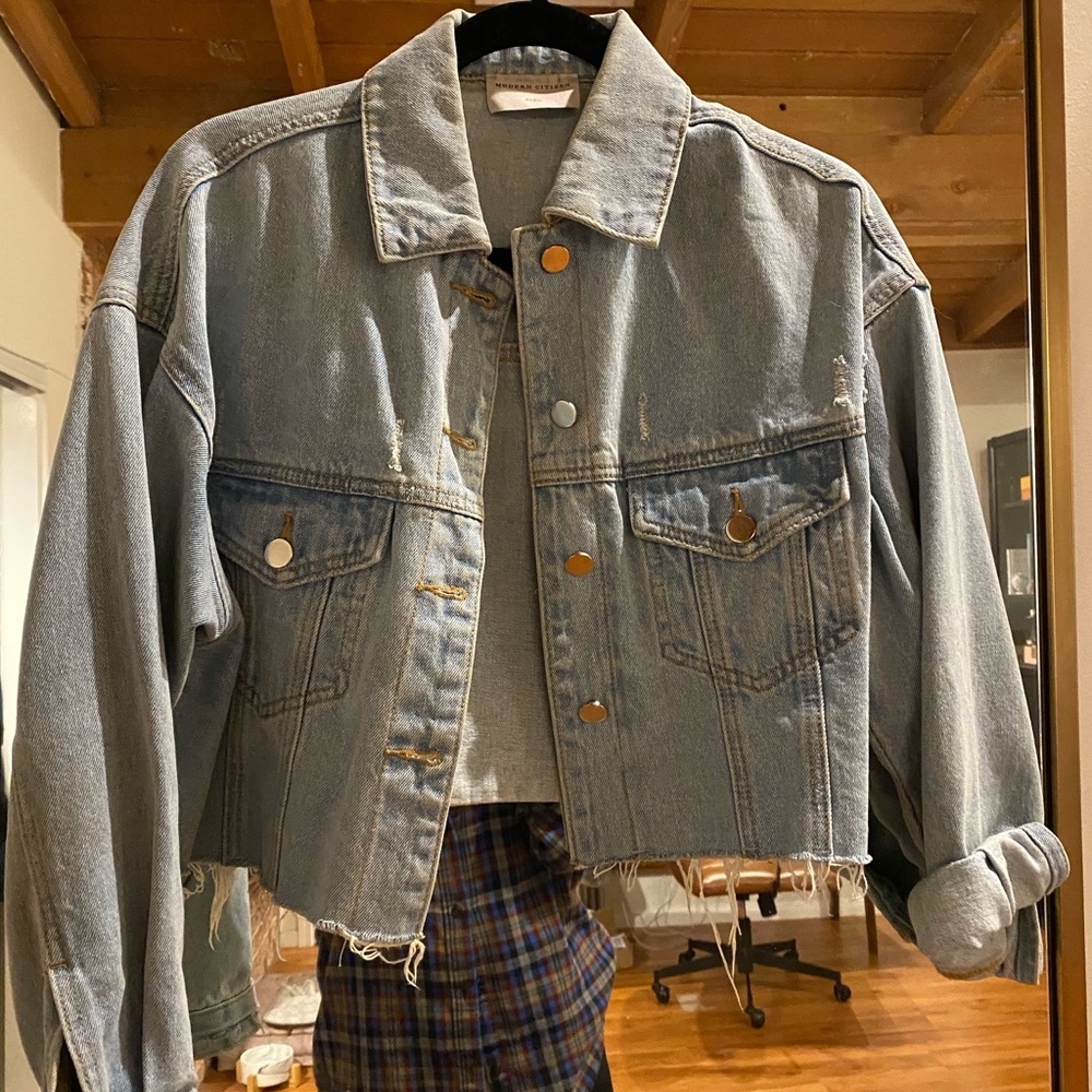 Cropped Denim Jacket